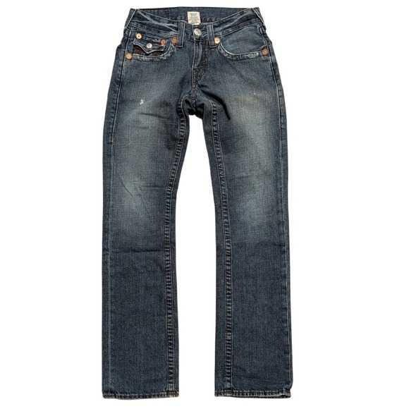 True Religion Other - True Religion Ricky Mens Jeans 28 Relaxed Fit Straight Leg Denim Vintage Ripped